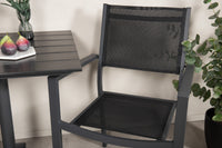 Eettafel Colorado met de stoelen Copacabana 