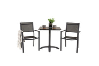 Eettafel Colorado met de stoelen Copacabana 
