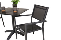 Eettafel Colorado met de stoelen Copacabana 