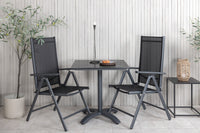 De eettafel Colorado met de stoelen Break 