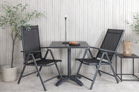 De eettafel Colorado met de stoelen Break 
