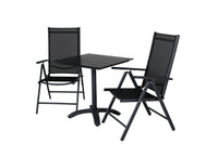 De eettafel Colorado met de stoelen Break 