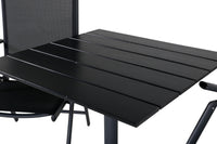 De eettafel Colorado met de stoelen Break 