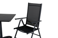De eettafel Colorado met de stoelen Break 