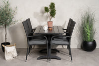 Eetgroep Denver met de stoelen Anna 