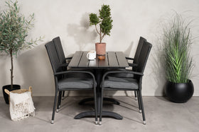 Eetgroep Denver met de stoelen Anna 