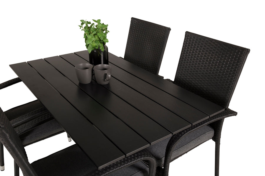 Eetgroep Denver met de stoelen Anna 