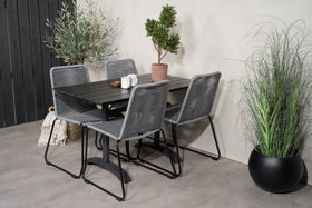 Eetgroep Denver met de stoelen Lindos 