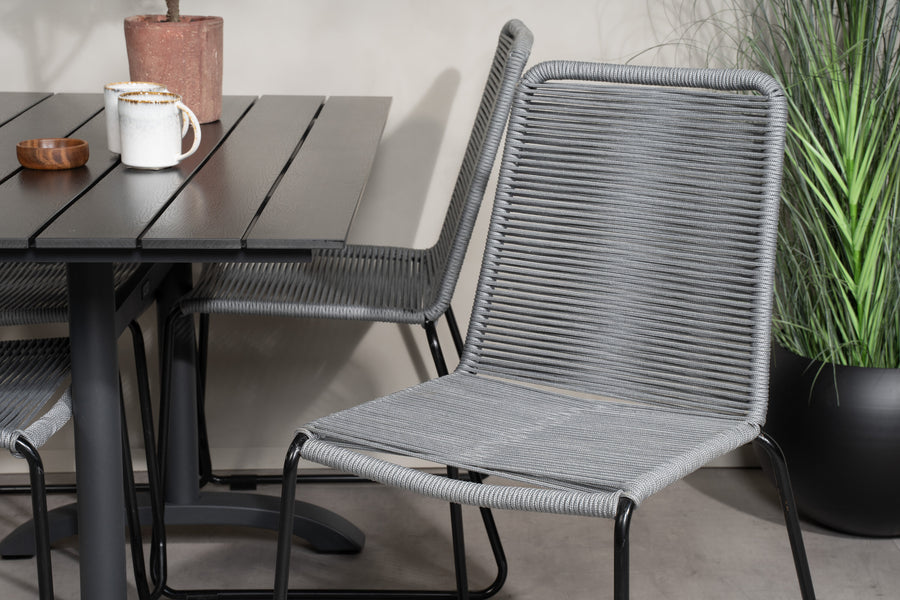 Eetgroep Denver met de stoelen Lindos 