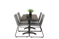 Eetgroep Denver met de stoelen Lindos 
