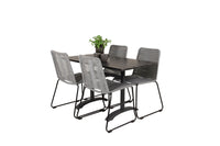 Eetgroep Denver met de stoelen Lindos 