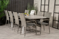 Eetgroep Levels met de stoelen Anna 