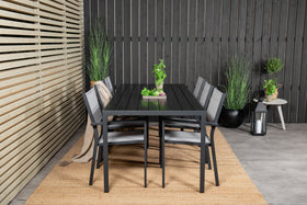 Break Rechthoekige Eetgroep met Copacabana stoelen 