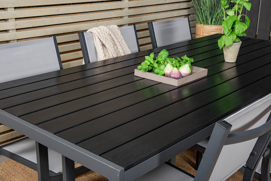 Break Rechthoekige Eetgroep met Copacabana stoelen 
