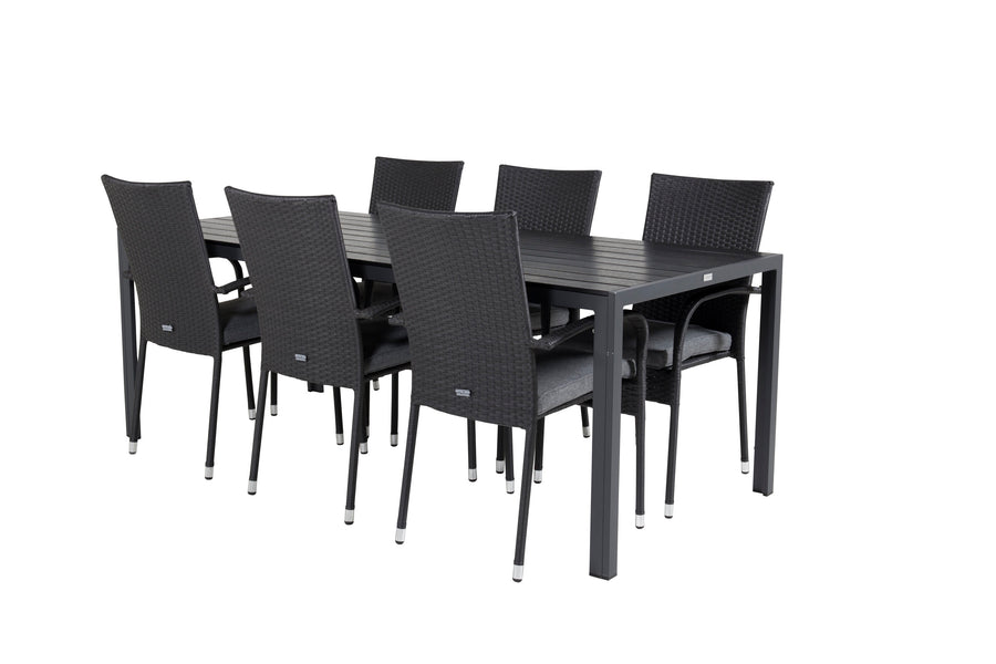 Eetgroep Break met de stoelen Anna 