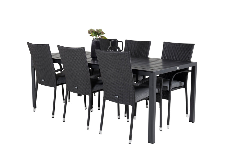 Eetgroep Break met de stoelen Anna 