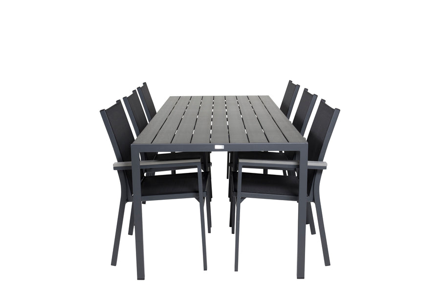 Eethoek Break met de stoelen Parma 