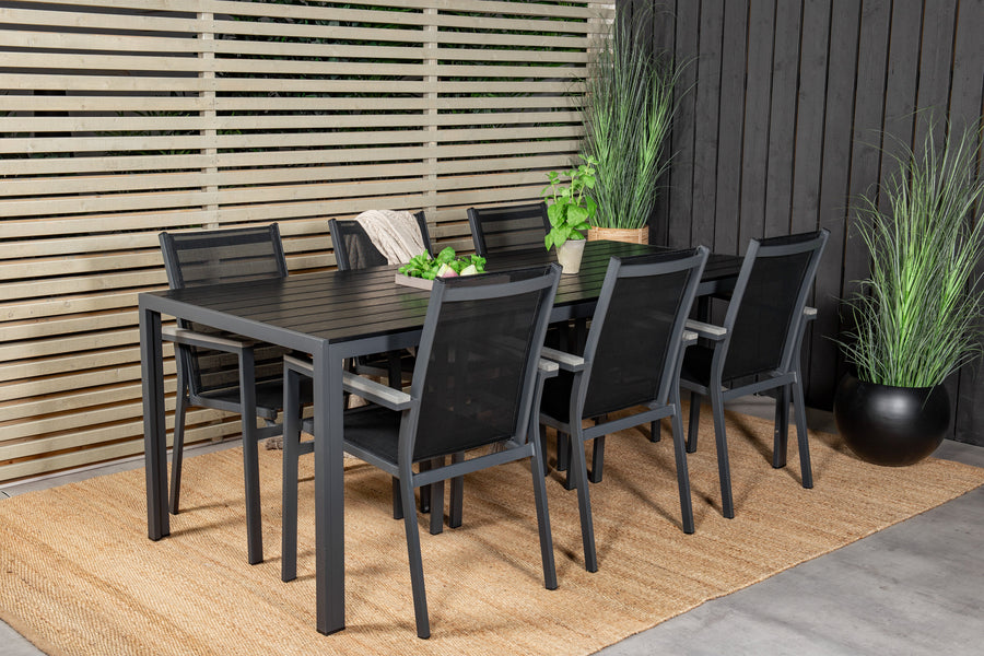 Eethoek Break met de stoelen Parma 