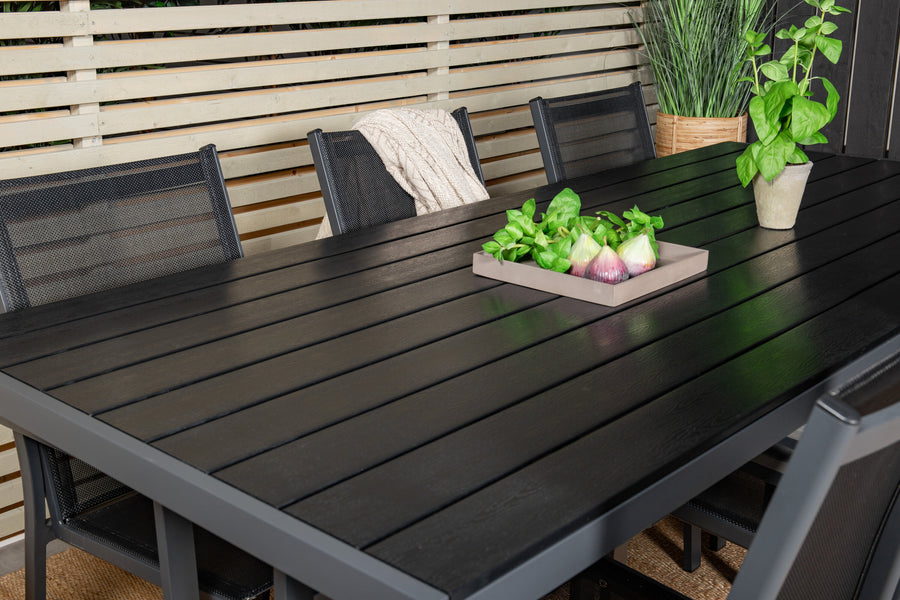 Eethoek Break met de stoelen Parma 