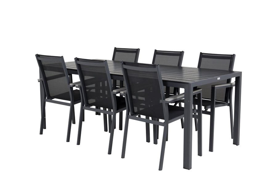 Eethoek Break met de stoelen Parma 