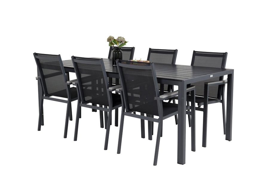 Eethoek Break met de stoelen Parma 