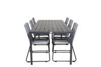 Eetgroep Break met de stoelen Lindos 