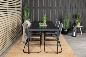 Eetgroep Break met de stoelen Lindos 
