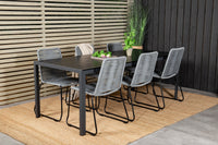 Eetgroep Break met de stoelen Lindos 