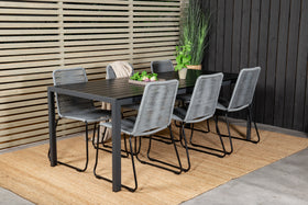 Eetgroep Break met de stoelen Lindos 