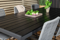 Eetgroep Break met de stoelen Lindos 