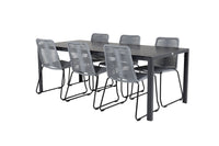 Eetgroep Break met de stoelen Lindos 