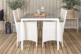 Break Rechthoekige Eethoek met Malin Armstoel 