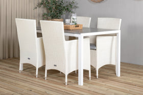 Break Rechthoekige Eethoek met Malin Armstoel 