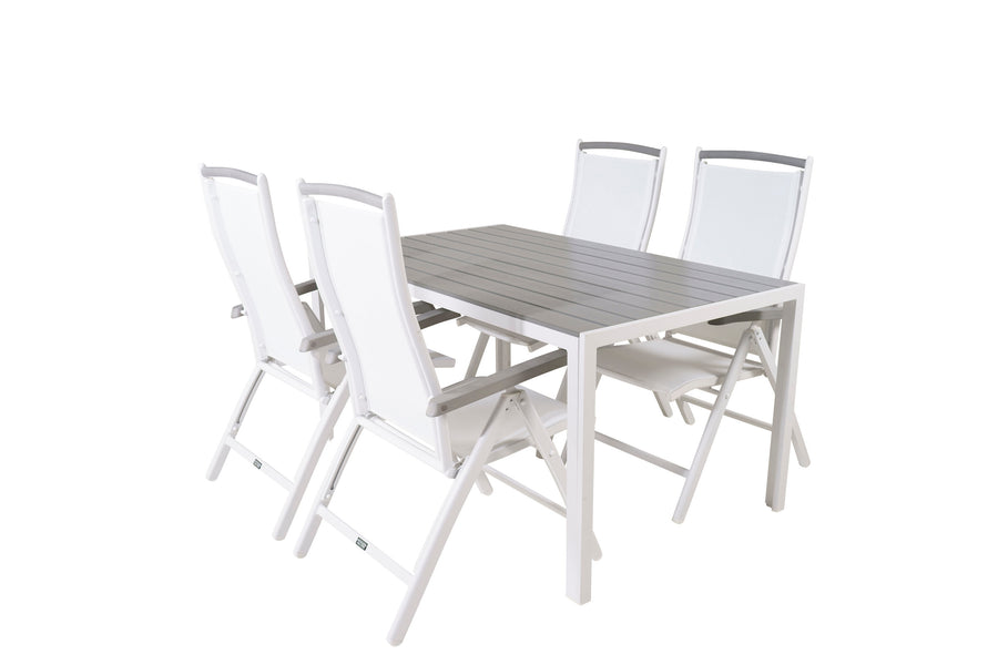 Break Rechthoekige Eetgroep Met Albany Verstelbare Stoel 