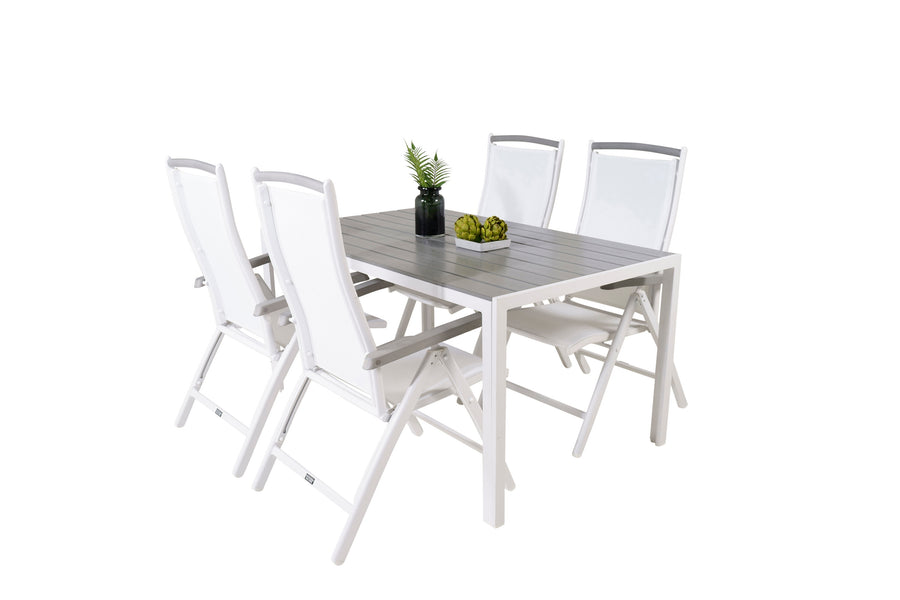 Break Rechthoekige Eetgroep Met Albany Verstelbare Stoel 