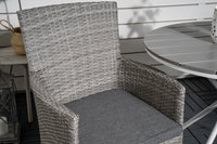 Eetgroep Parma met stoelen Malin