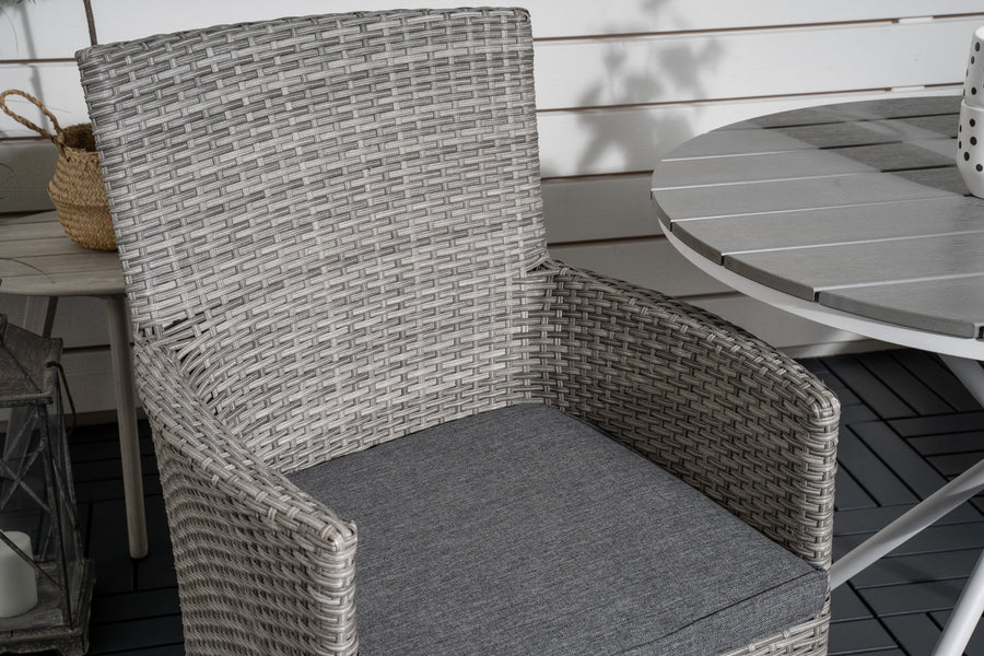 Eetgroep Parma met stoelen Malin