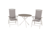 Eetgroep Parma met de stoelen Albany 