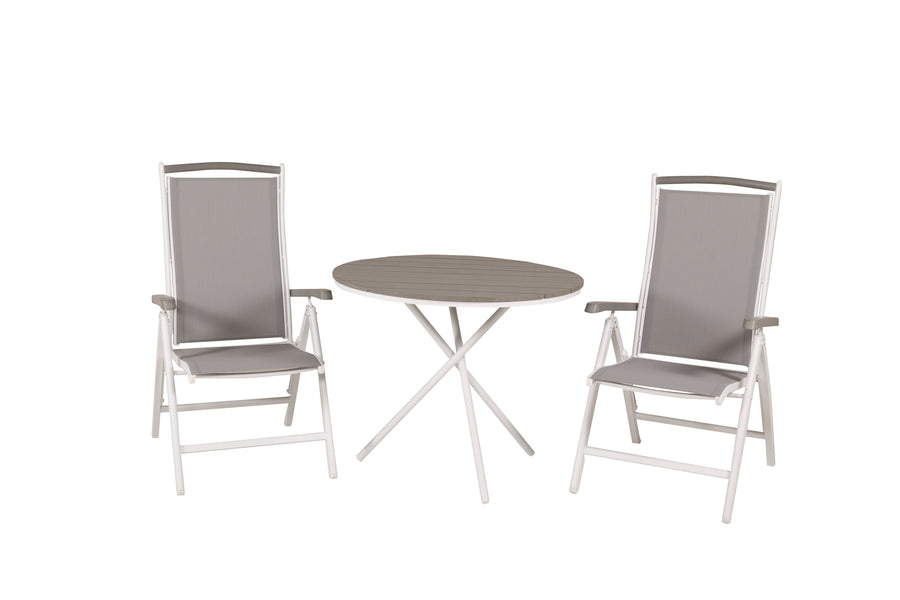 Eetgroep Parma met de stoelen Albany 