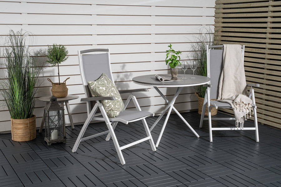 Eetgroep Parma met de stoelen Albany 