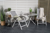 Eetgroep Parma met de stoelen Albany 