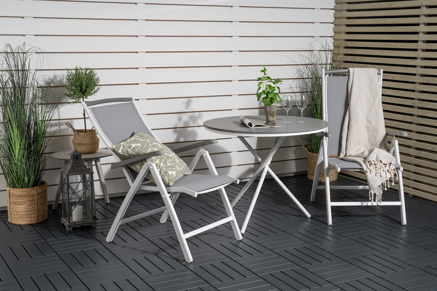 Eetgroep Parma met de stoelen Albany 