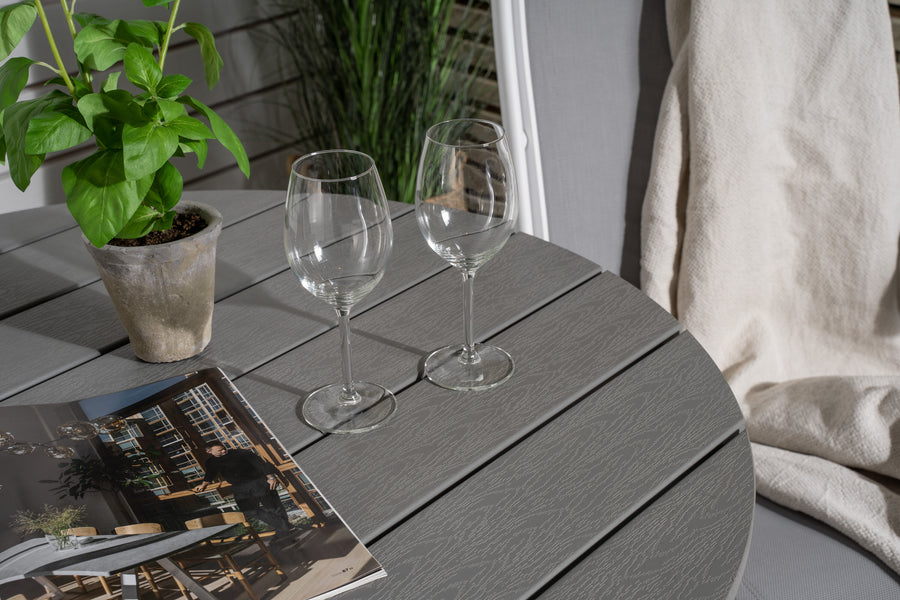 Eetgroep Parma met de stoelen Albany 