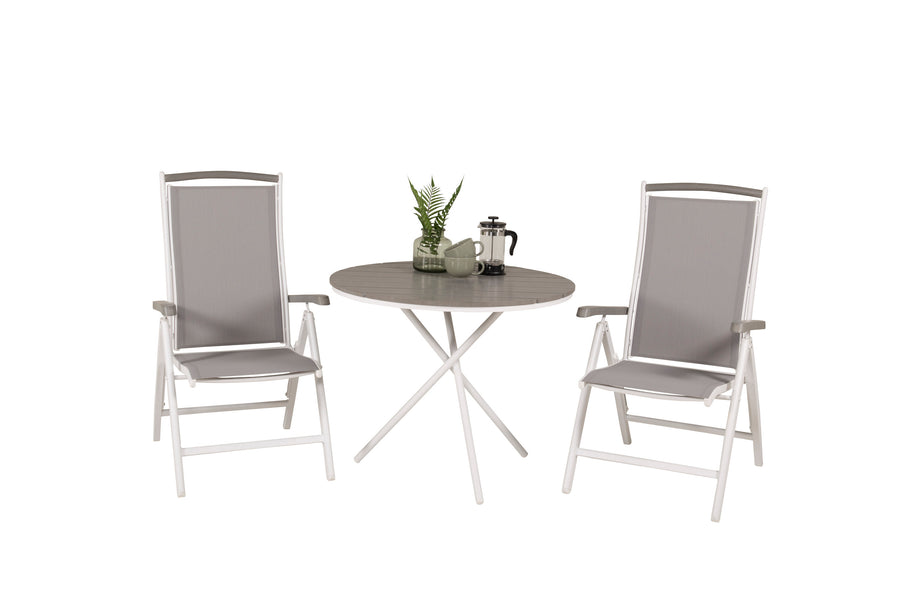 Eetgroep Parma met de stoelen Albany 