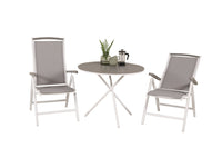 Eetgroep Parma met de stoelen Albany 