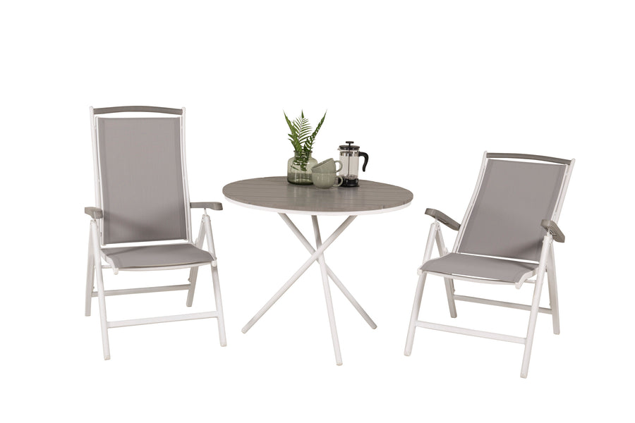Eetgroep Parma met de stoelen Albany 