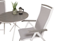 Eetgroep Parma met de stoelen Albany 