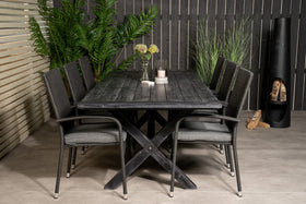 Matgrupp Rives med stolarna Anna