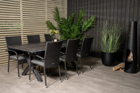 Matgrupp Rives med stolarna Anna