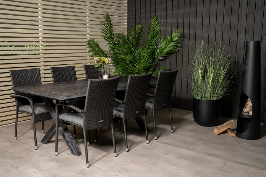 Eetgroep Rives met de stoelen Anna 